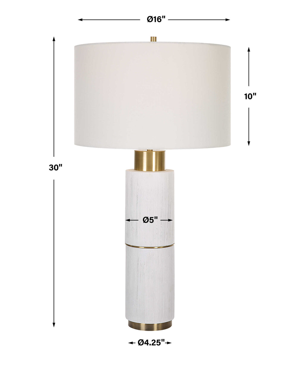Ruse Table Ruse Whitewashed Table Lamp – EmmaKate Interiors