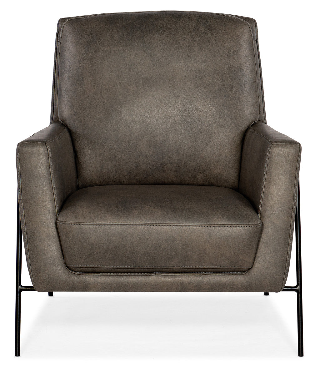 Amette Metal Frame Club Chair