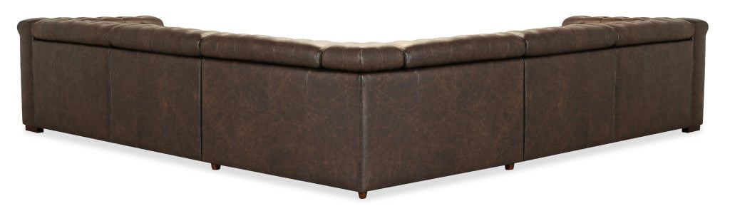 Savion Deux 5 Seat Sectional with Three Power Recliners and Six Power Headrests