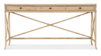 Retreat Pole Rattan Console