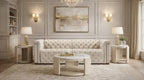 Savion Deux Sofa with Power Recliners and Power Headrests