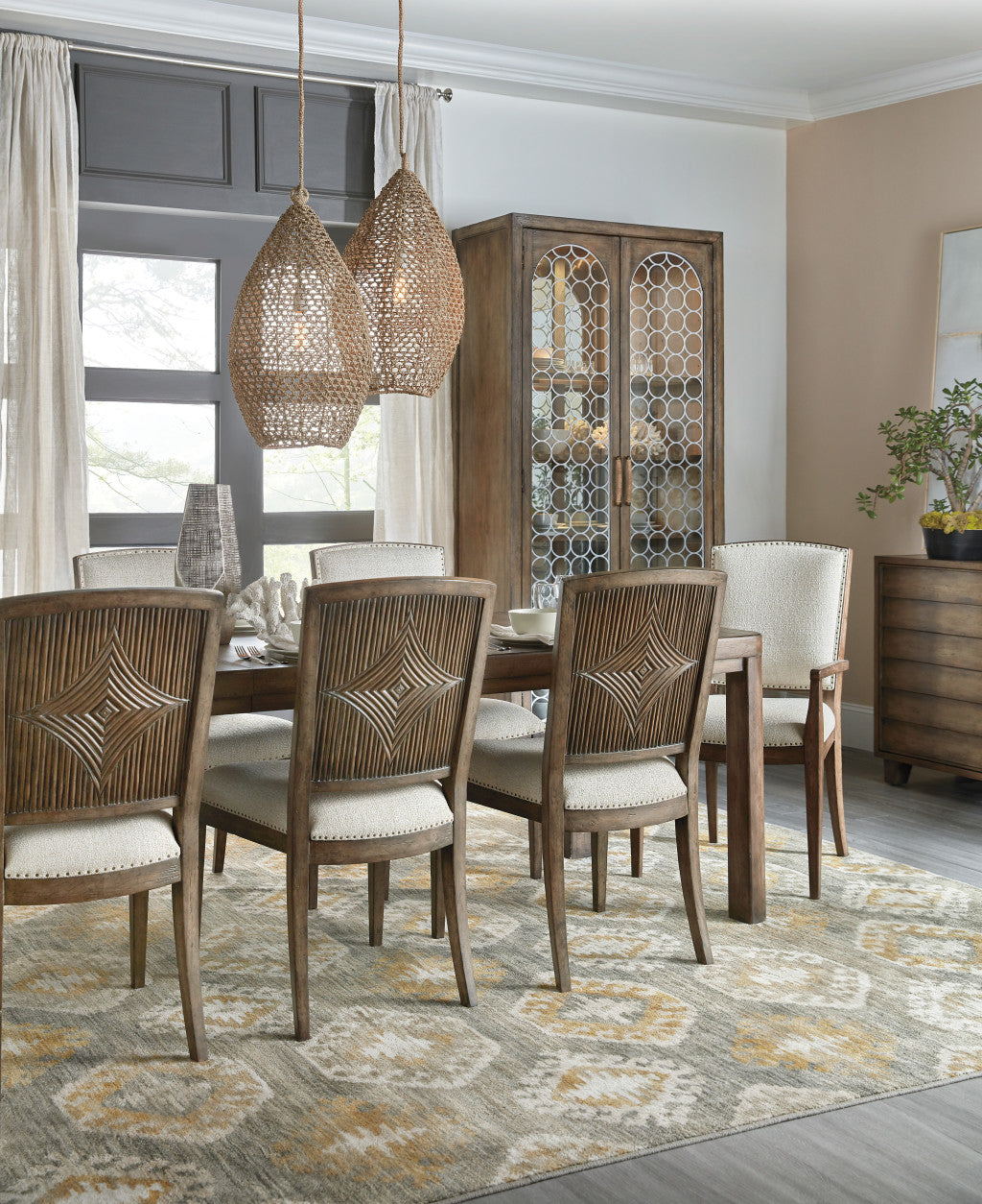 Sundance Carved Back Side Chair