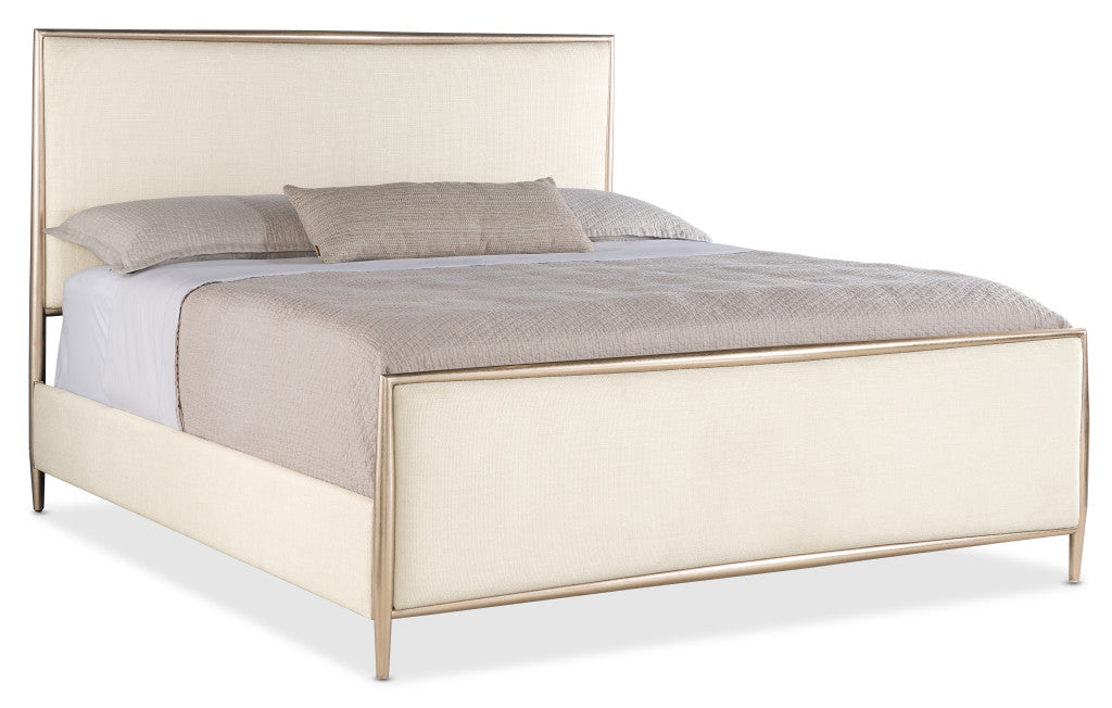 Westwood California King Upholstered Metal Bed