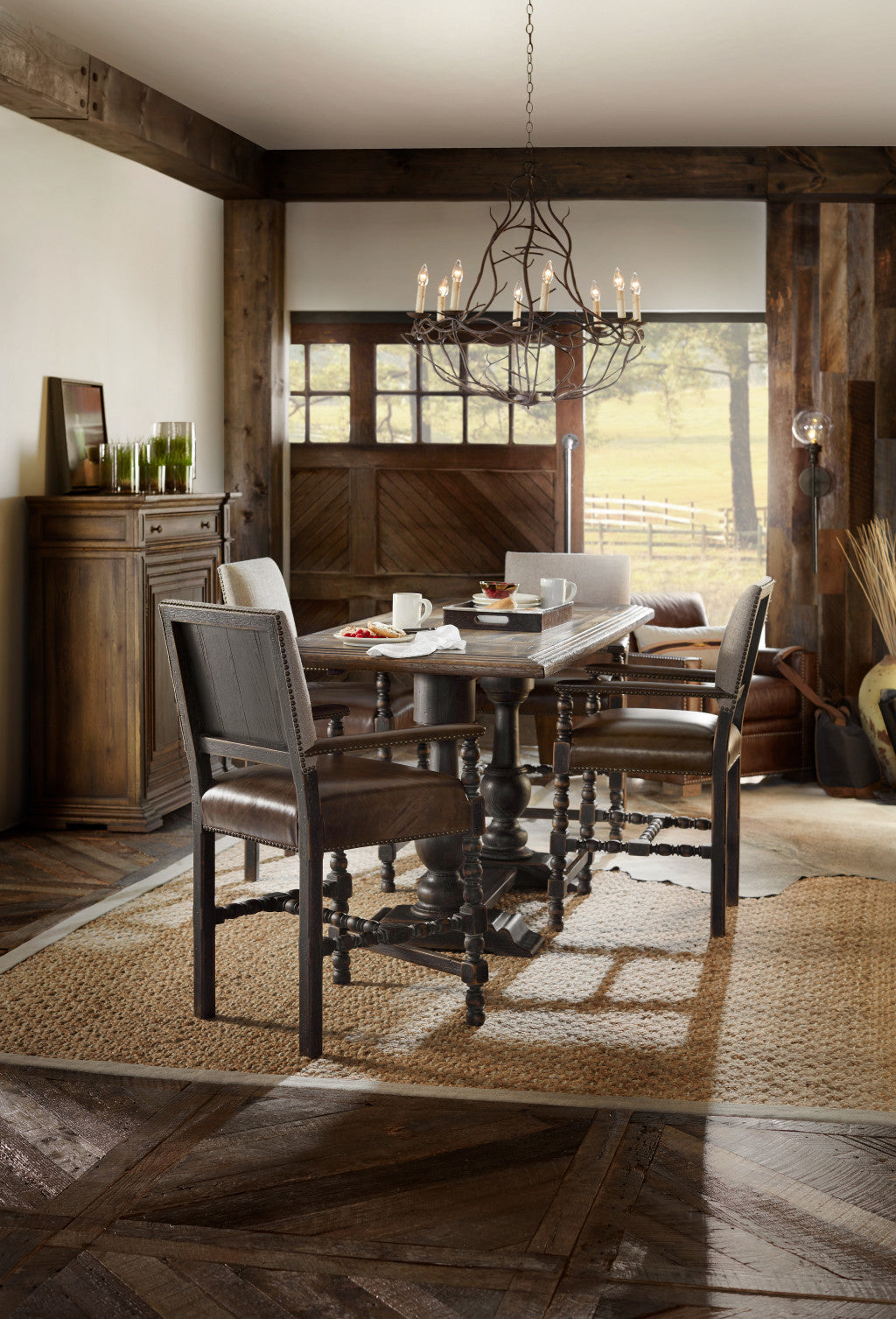 Balcones 60in Friendship Table with 2-12in Leaves