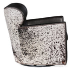 Kato Leather Swivel Chair with Salt Pepper HOH