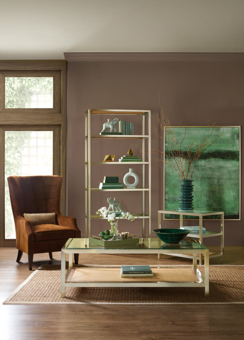 Melange Raising Cane Etagere