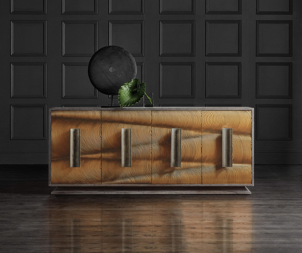 Melange Swaley Four Door Credenza