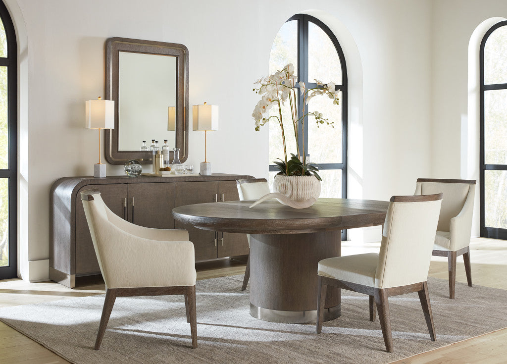 Modern Mood Round Dining Table with 1-18in Leaf