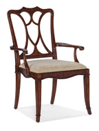 Charleston Upholstered Seat Arm Chair