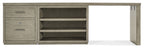 Linville Falls 96" Desk with File and Open Desk Cabinet