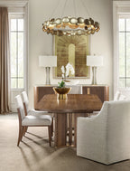Eleana Castered Arm Chair