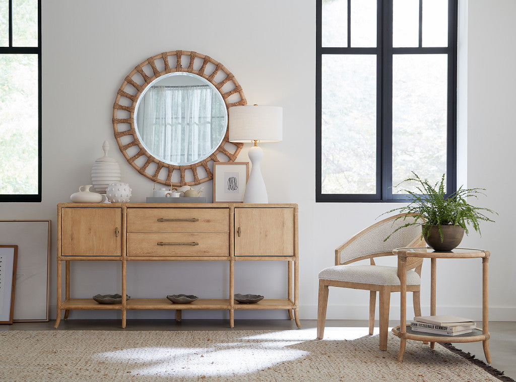 Retreat Cane Barrel Back Chair