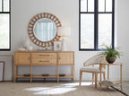 Retreat Pole Rattan Accent Mirror