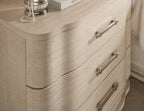 Nouveau Chic Three Drawer Nightstand