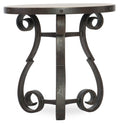 Luckenbach Metal and Stone End Table