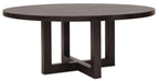 Driftwood 72in Round Dining Table