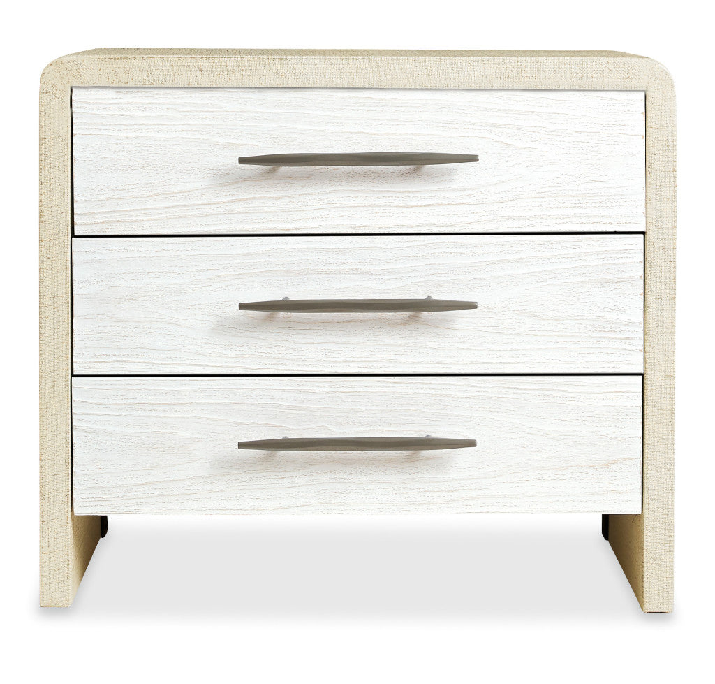 Cascade Three-Drawer Nightstand