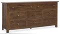 Driftwood Eight-Drawer Dresser