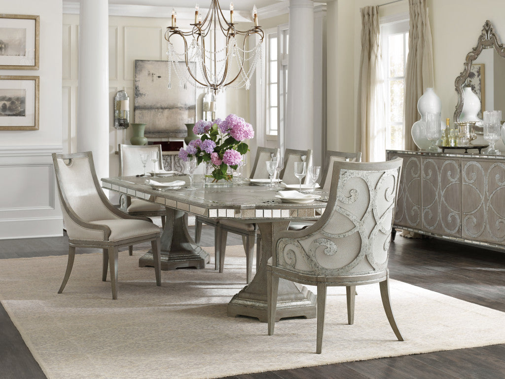 Sanctuary Rectangle Dining Table with 2-20in Leaves