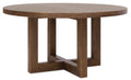 Driftwood 60in Round Dining Table