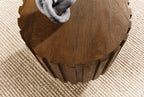 Commerce and Market Gears Round End Table