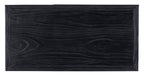 Linville Falls Shou Sugi Ban Two Drawer Nightstand