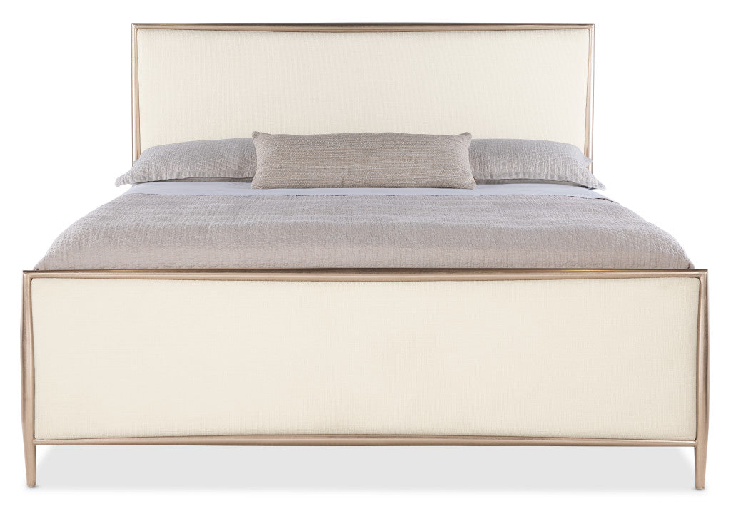 Westwood Queen Upholstered Metal Bed