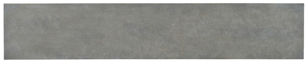 Ciao Bella Metal and Faux Concrete Console Table