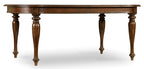 Leesburg Leg Table with Two 18'' Leaves