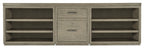 Linville Falls 96" Credenza with File and Two Open Desk Cabinets Credenza
