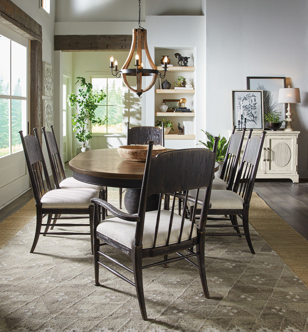 Americana Upholstered Seat Side Chair