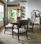 Americana Upholstered Seat Side Chair