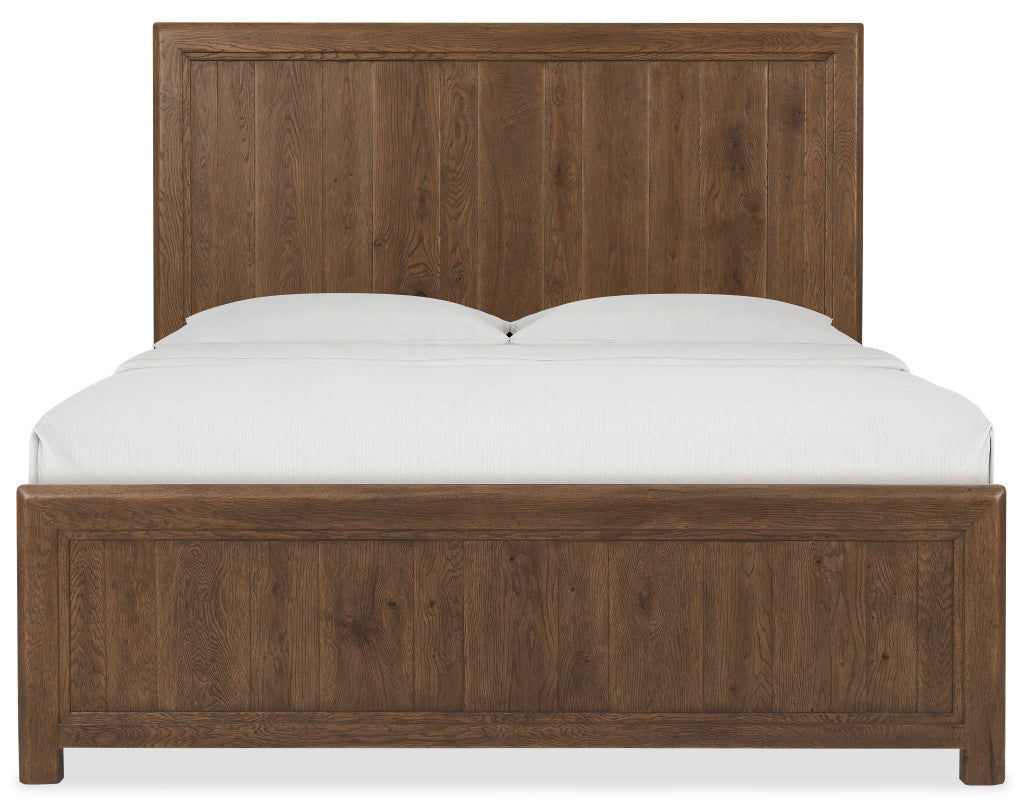 Driftwood California King Panel Bed