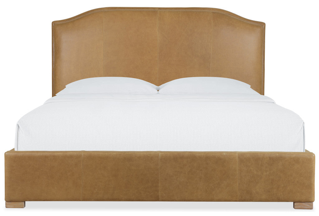 Driftwood King Upholstered Bed