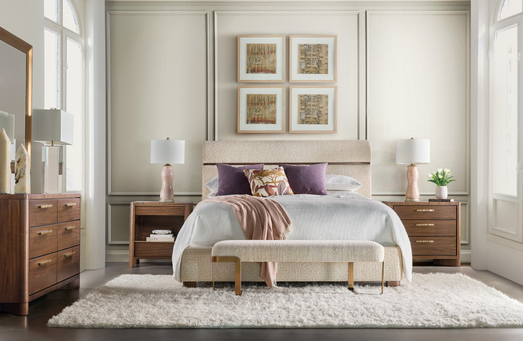 Eleana Upholstered King Panel Bed