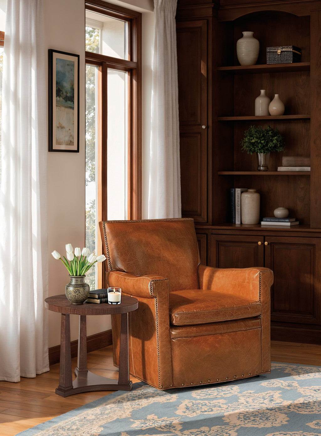 Archives Round End Table