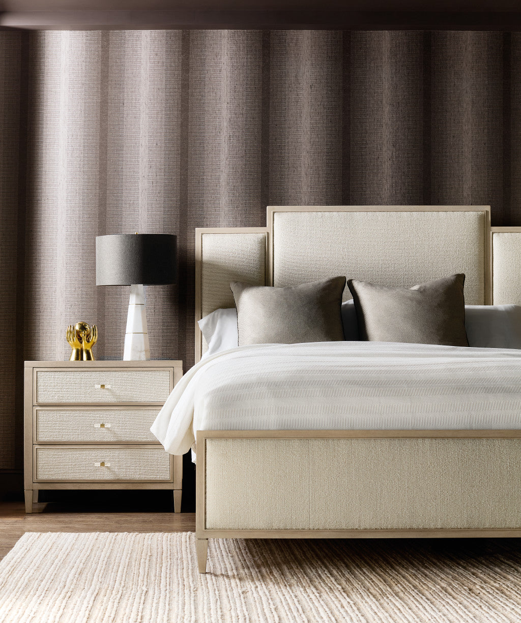 Melange Be My Guest King Panel Bed