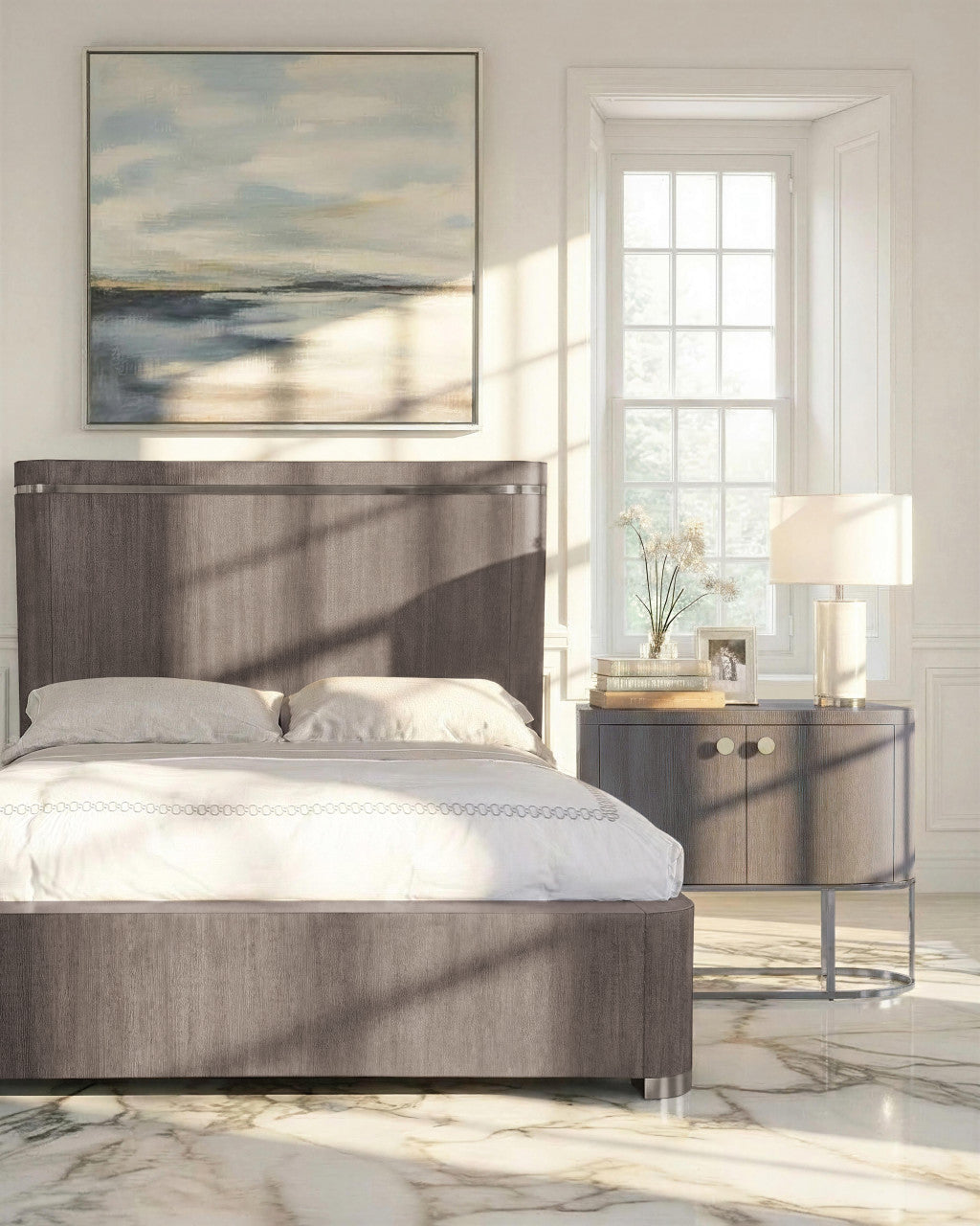 Modern Mood King Panel Bed