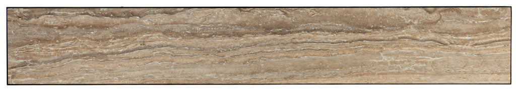 La Grange St James Metal and Stone Console